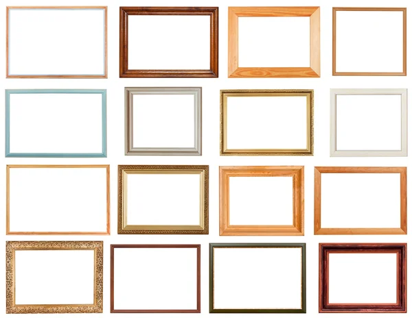 Set of horizontal picture frames — Stock Photo, Image