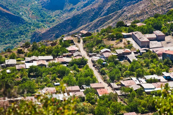 Case di villaggio Halidzor in Armenia — Foto Stock