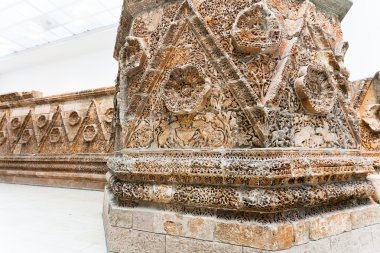 hall of Mshatta Facade in Pergamon museum, Berlin clipart