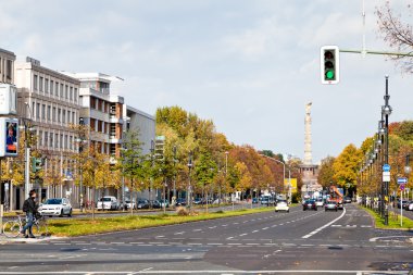 klingelhoferstrasse ve zafer sütunu, berlin