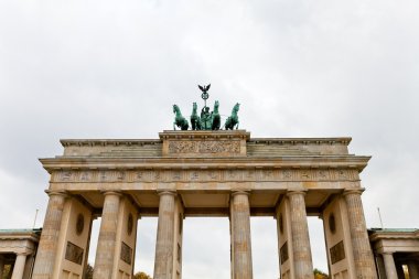 Berlin 'de Brandenburg kapısı