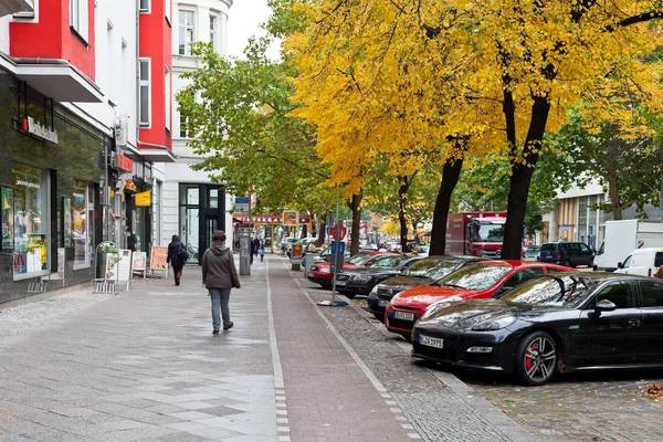 Potsdamer Strasse in Berlin in autumn — Stock Photo, Image