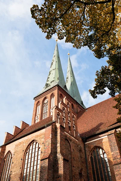 Středověký kostel svatého Mikuláše v Berlíně — Stock fotografie