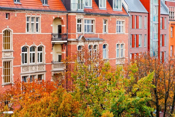 Facade of residential building of 19th century — Stock Photo, Image