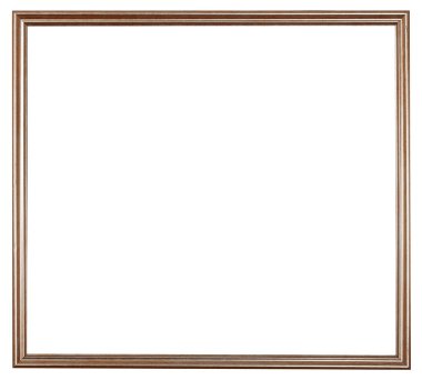 dar bronz boyalı ahşap fotoğraf çerçevesi
