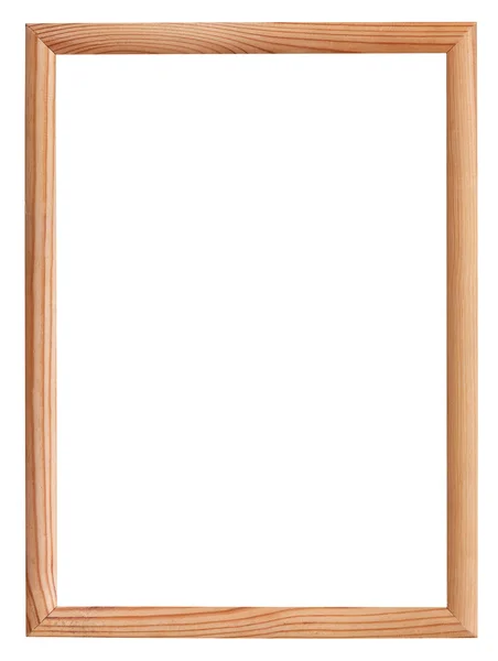 Houten picture frame met uitgesneden canvas — Stockfoto