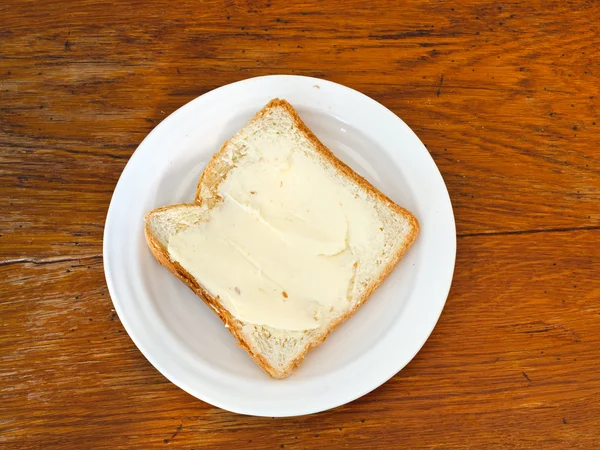 Σάντουιτς ψωμί και το βούτυρο — Φωτογραφία Αρχείου