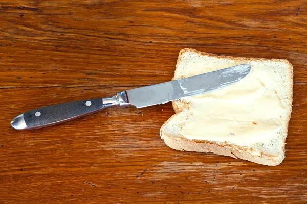パンとバターのサンドイッチ — ストック写真