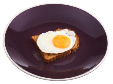 sahanda yumurta ve tost Sandwich