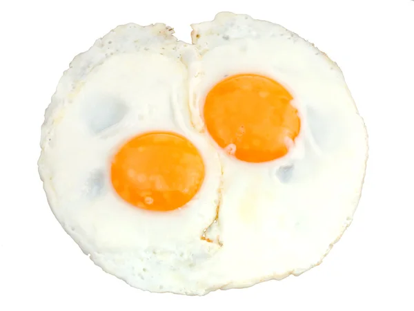 Dvě smažená vejce — Stock fotografie