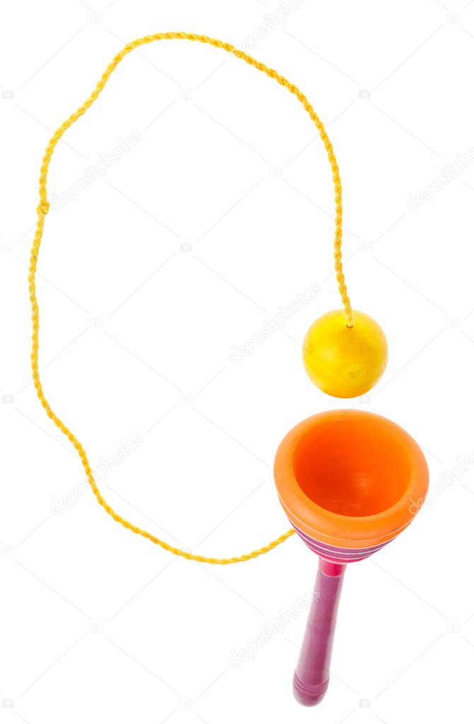 wooden cup and ball toy