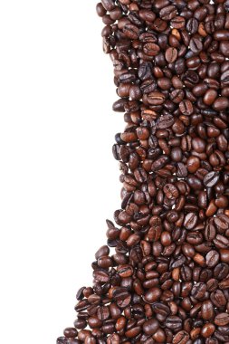 roasted coffee beans close up clipart