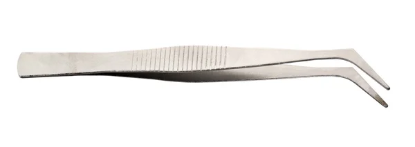 Steel bent tip tweezers — Stock Photo, Image