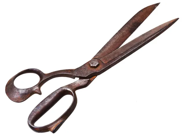 Rusty tailor shears — Stock Photo, Image