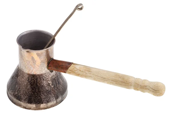 Retro copper coffee pot — Stock Photo, Image
