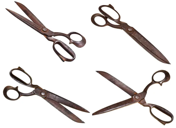 Set of old tailor scissors — Stock Photo, Image