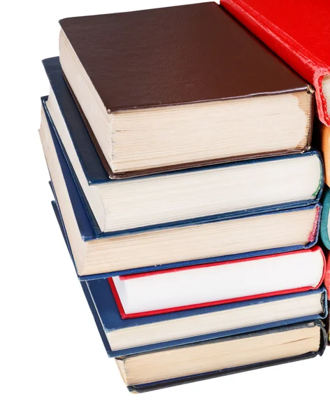 Two stacks of books close up — Stock Photo, Image