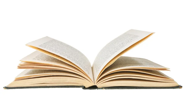 Open book isolated on white background — Stock Photo, Image