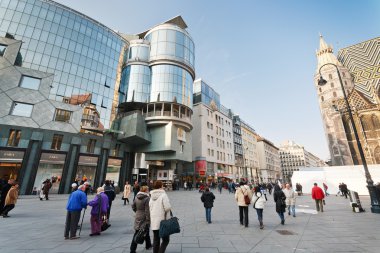 Haas-haus üzerinde stephansplatz, Viyana, Avusturya