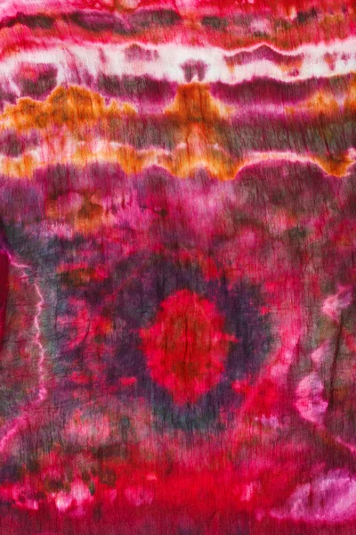 Padrão abstrato em seda batik artesanal — Fotografia de Stock