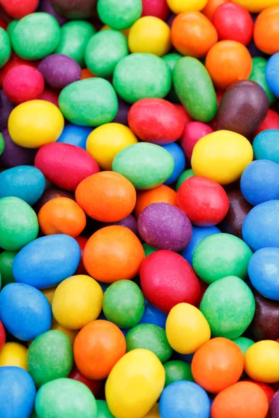 Wielobarwne czekoladowe cukierki Drażetki — Zdjęcie stockowe