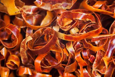 acı biber kırmızı biber kabukları cips