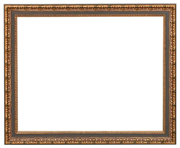 Classic style picture frame with cut out canvas — Stock Photo, Image