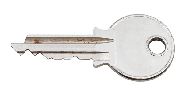 Steel door key — Stock Photo, Image