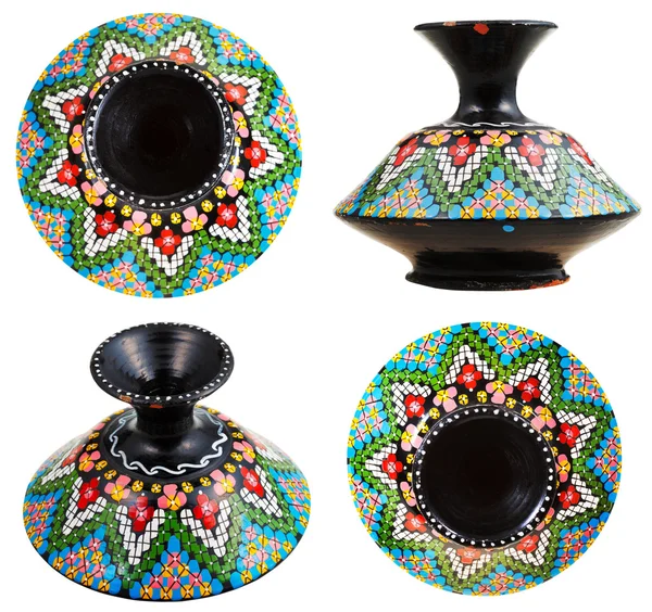 Sada marocké keramická váza nejklamnější mozaiky — Stock fotografie