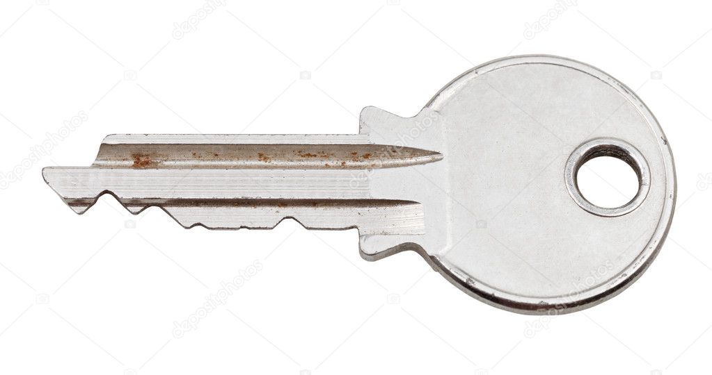 steel door key
