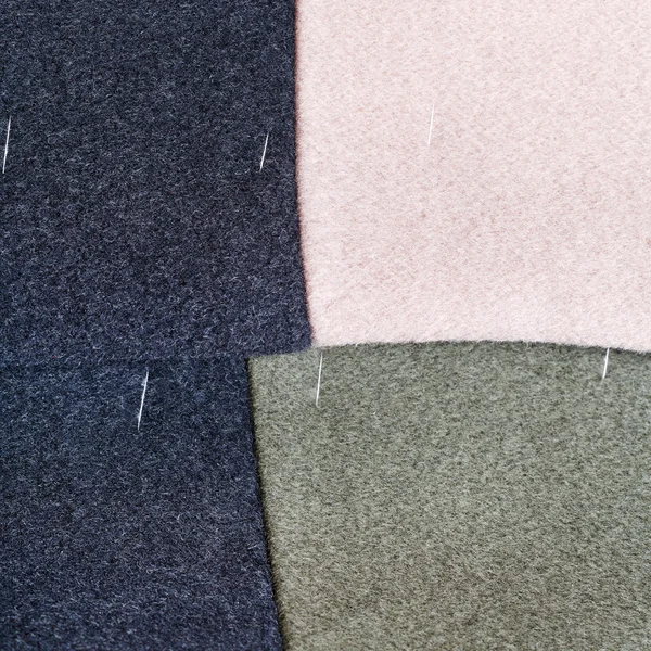 Samples of wool fabrics — Stock Photo, Image