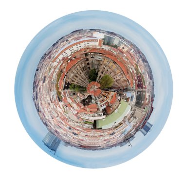 Panorama yerleşim bölgesi de Istanbul, Türkiye