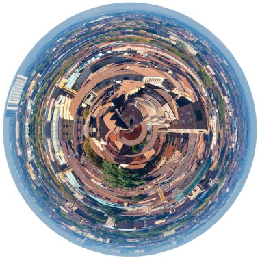 Cityscape İtalyan şehri Bologna