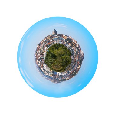 İlçe ve galata Kulesi manzaralı İstanbul Türkiye