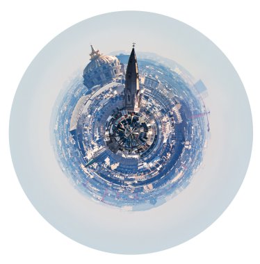 küresel paris manzarası ile hotel des Invalides