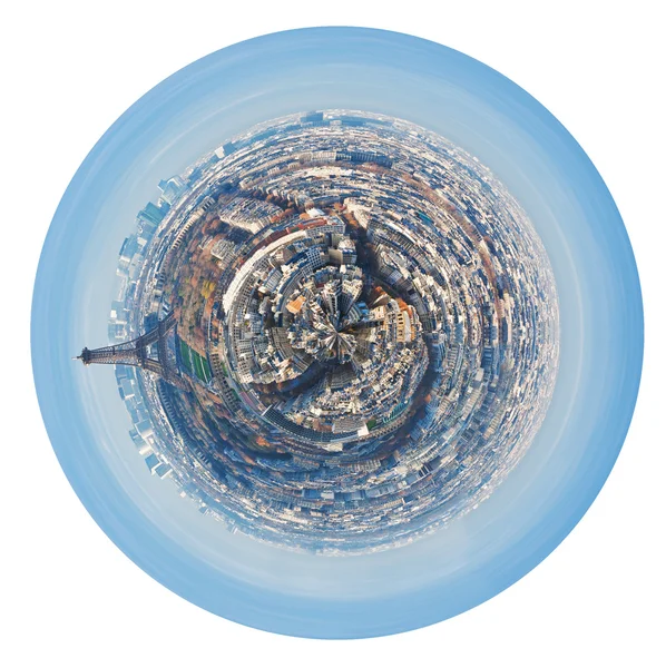 Spherical panorama of Paris — Stock Photo, Image