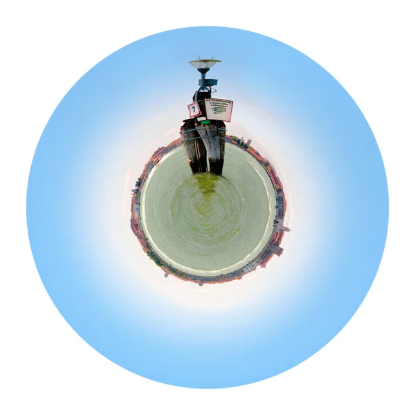 Water way in Venetian Lagoon — Stock Photo, Image