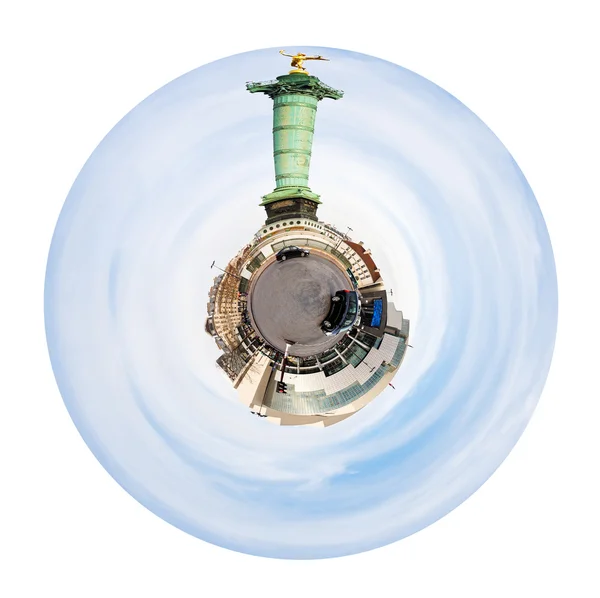 Place de la Bastille și coloana iulie din Paris — Fotografie, imagine de stoc