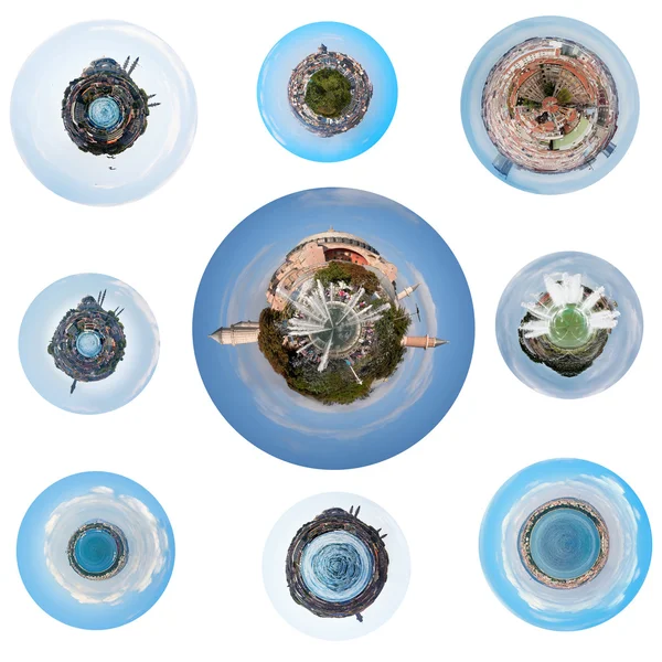 Spherical views of Istanbul, Turkey — Stock Photo, Image