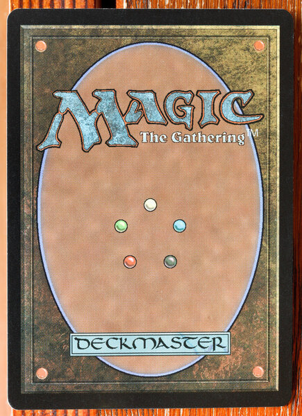 Magic The Gatherings card назад типичный дизайн
