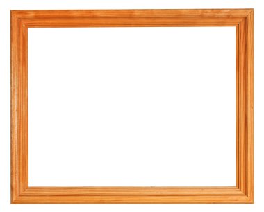 basit ahşap fotoğraf çerçevesi