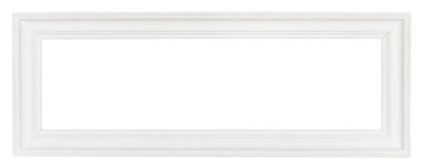 geniş beyaz panoramik ahşap fotoğraf çerçevesi