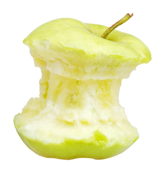 End of granny smith apple — Stock Photo, Image