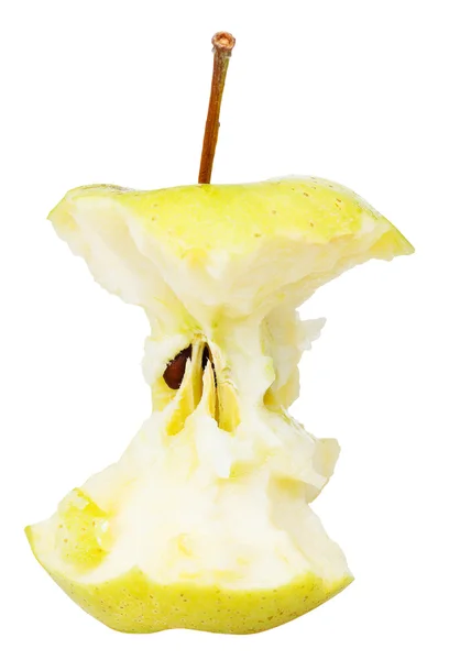 Bitten golden delicious apple — Stock Photo, Image