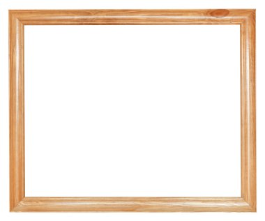 basit ahşap fotoğraf çerçevesi