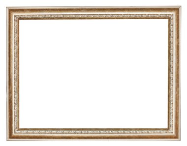 Klasik gilted retro ahşap fotoğraf çerçevesi
