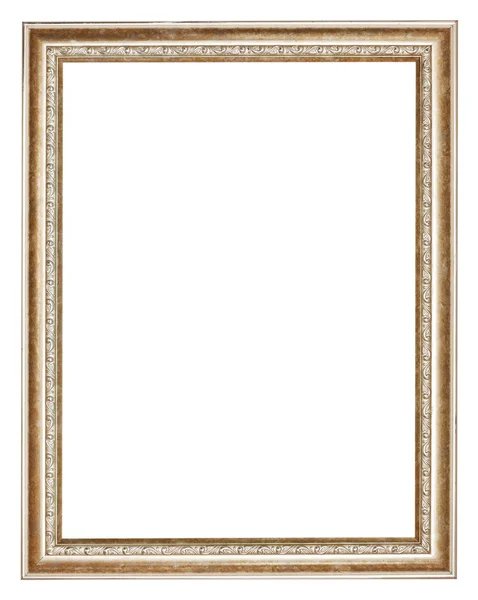 Klassieke gilted retro houten afbeeldingsframe — Stockfoto