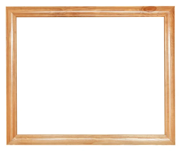 Simple wood picture frame — Stock Photo, Image