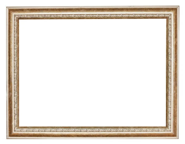 Klassieke gilted retro houten afbeeldingsframe — Stockfoto