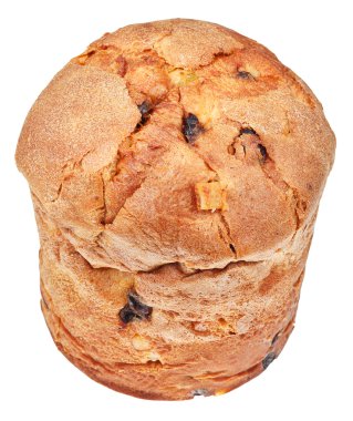 beyaz izole Paskalya kek